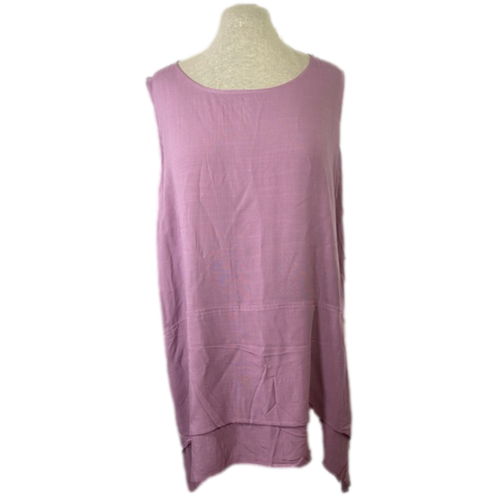 At a York Collection Selena Layer Tunic Mauve Size 26/28 NWT SKU0052
